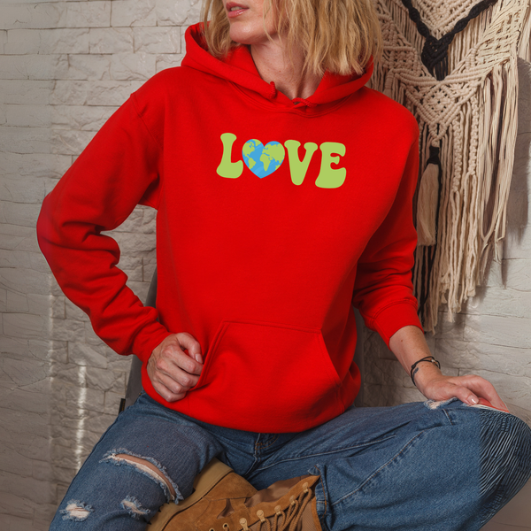 Earth Love Hoodie – Cozy Eco Pullover for Planet Lovers