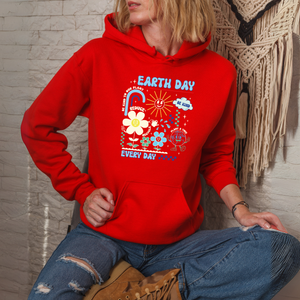 Earth Day Hoodie – Retro Eco Pullover for Nature Lovers