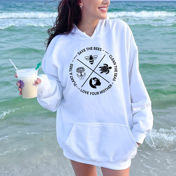 Plant A Tree Hoodie – Eco Pullover for Nature & Planet Lovers