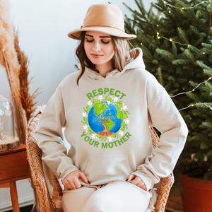 Respect Your Mother Hoodie – Funny Save The Planet Activism Pullover