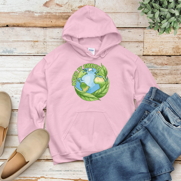 Keep It Green Hoodie – Eco Lovers & Climate Activists Wear