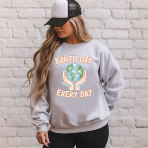 Earth Day Every Day Sweatshirt – Climate Action Crewneck