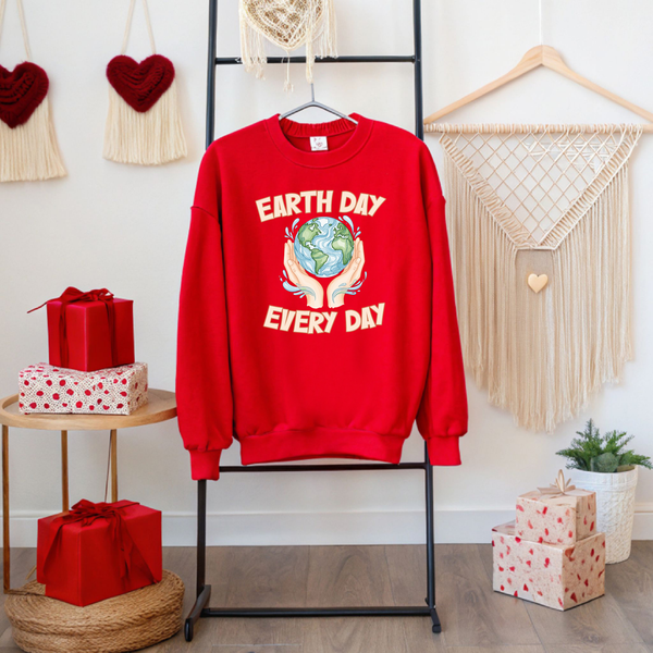 Earth Day Every Day Sweatshirt – Climate Action Crewneck