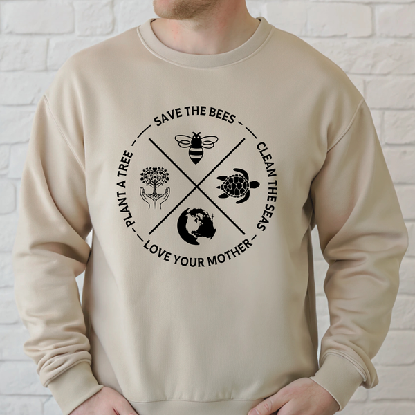 Plant A Tree Sweatshirt – Eco Crewneck for Nature Lovers