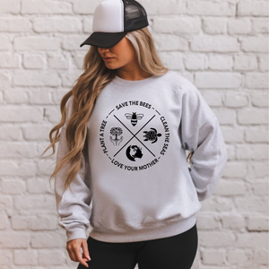 Plant A Tree Sweatshirt – Eco Crewneck for Nature Lovers