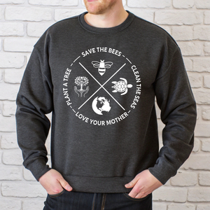Plant A Tree Sweatshirt – Eco Crewneck for Nature Lovers
