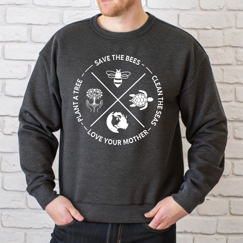 Plant A Tree Sweatshirt – Eco Crewneck for Nature Lovers