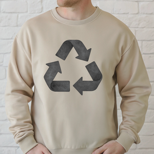 Earth Day Recycle Logo Sweatshirt – Reduce Reuse Recycle Crewneck