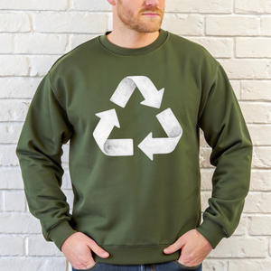 Earth Day Recycle Logo Sweatshirt – Reduce Reuse Recycle Crewneck