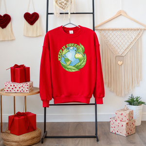 Keep It Green Sweatshirt – Eco Lovers & Nature Advocates Wear