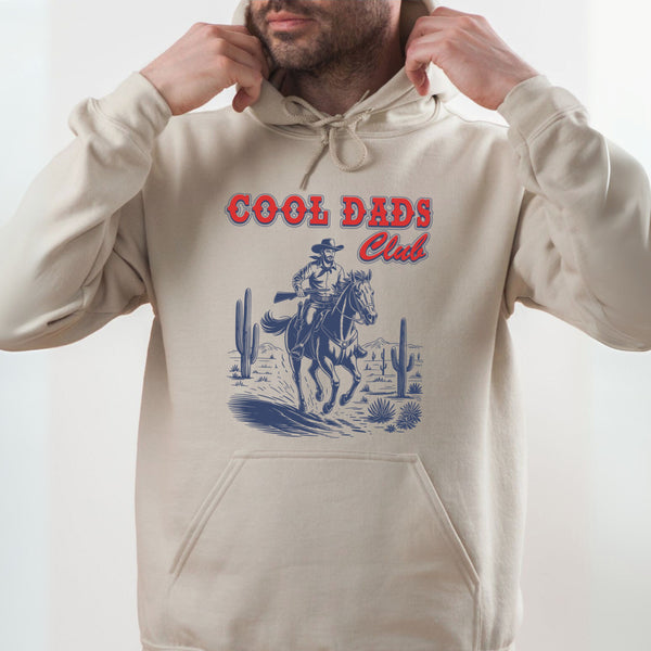 Cool Dads Club Hoodie – Western Style for Laid-Back Dads