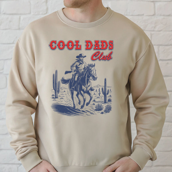 Cool Dads Club Sweatshirt – Classic Western Style for Dads