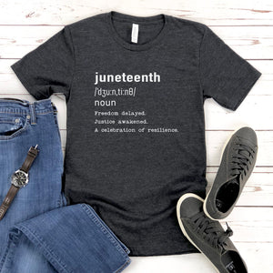 Juneteenth Definition T-Shirt – Meaningful Freedom Celebration Tee