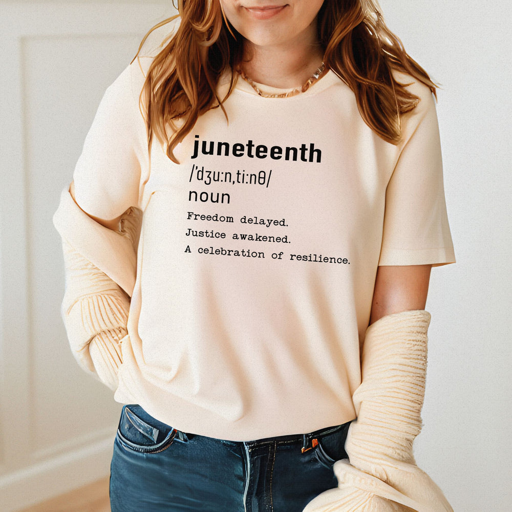 Juneteenth Definition T-Shirt – Meaningful Freedom Celebration Tee