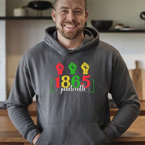 Juneteenth 1865 Hoodie – Celebrate Freedom & Honor Black History