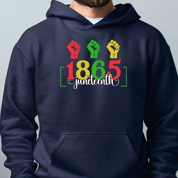 Juneteenth 1865 Hoodie – Celebrate Freedom & Honor Black History