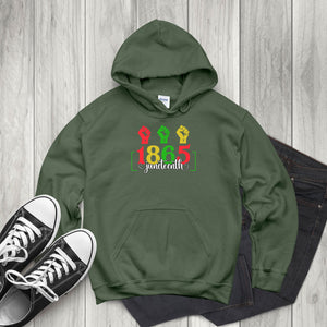 Juneteenth 1865 Hoodie – Celebrate Freedom & Honor Black History