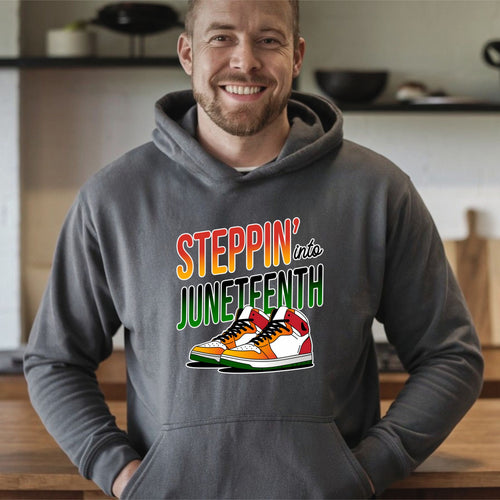 Stepping Into Juneteenth Hoodie – Celebrate Freedom in Comfort