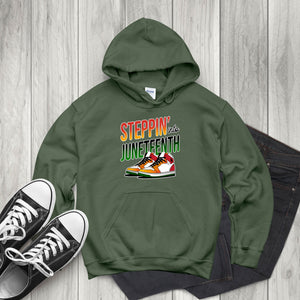 Stepping Into Juneteenth Hoodie – Celebrate Freedom in Comfort
