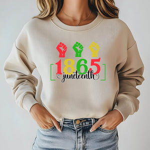 Juneteenth 1865 Sweatshirt – Celebrate Freedom & Honor Black Heritage