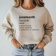 Juneteenth Definition Sweatshirt – Meaningful Legacy Crewneck