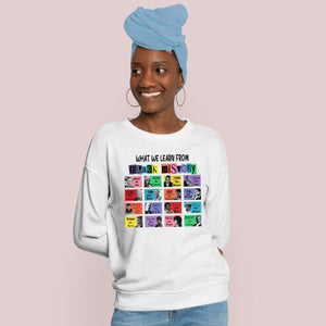 What We Learn From Black History Sweatshirt – Keep History Alive