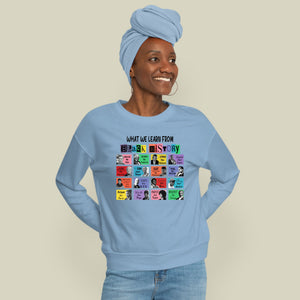 What We Learn From Black History Sweatshirt – Keep History Alive
