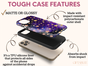 Twinkling Stars Phone Case – Dreamy Galaxy Celestial Design
