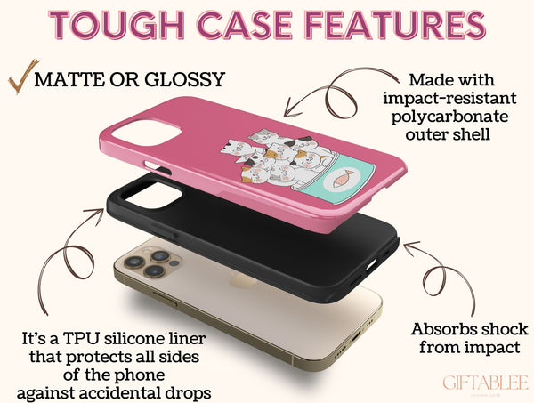 Purrfectly Silly – Funny Cat Phone Case