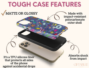 Vacation Ready – Beach Doodle Phone Case