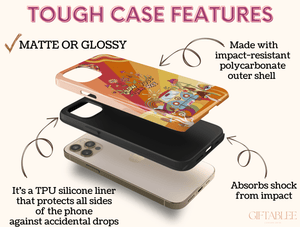 Retro Hippie Phone Case – Grow Your Own Way 70s Groovy Style