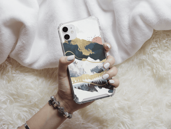 Mountain Abstract Print Phone Case – Nature Lovers