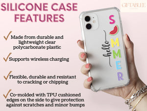 Hello Summer Phone Case – Colorful Watermelon & Custom Summer Design