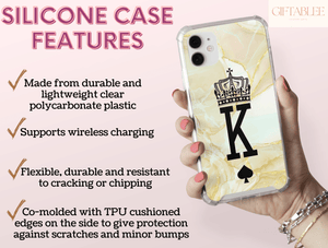 King And Queen Print Phone Case – Royal Couples