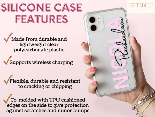Personalized Name Phone Case – Modern Custom Typography Design