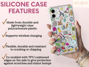 Vacation Ready – Beach Doodle Phone Case