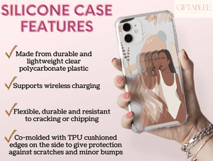 Black Girl Aesthetic Phone Case – Chic Artistic Style Cover
