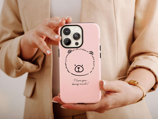 Beary Much Love – Couple Bear Phone Case
