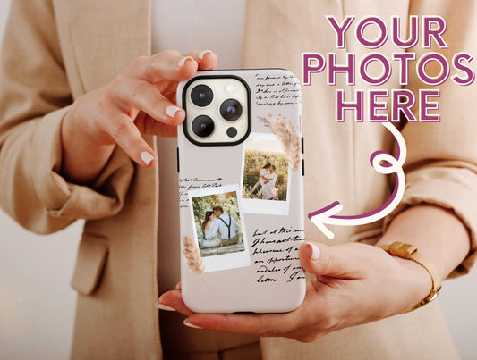 Polaroid Photo Collage Phone Case, Photo Collage Cellphone Case For Women Birthday Gift, Polaroid Phone Case, Aesthetic Phone Case For Her