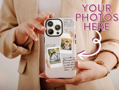 Polaroid Photo Collage Phone Case – Personalized Vintage Memory Design