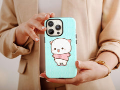 Matching Cat Phone Case – Cute Kawaii Cat Couple Phone Cover