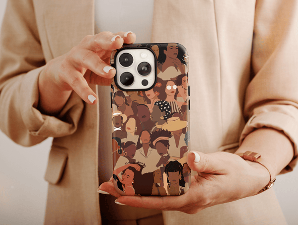 Black Women Phone Case – Stylish Art & Portrait Design