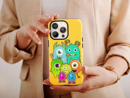 Candy Monster Phone Case, Monster Phone Case For Men And Women Birthday, Cute Phone Cases, Doodle Case, Cute Monster Case For Monster Lover