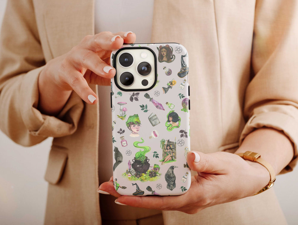 Halloween Witches Phone Case – Witchcore Magical Halloween Accessory
