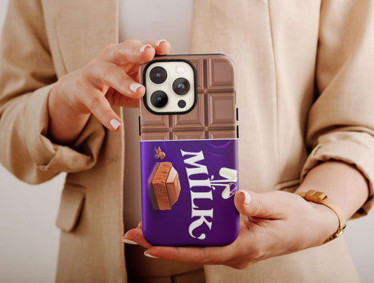 My Favorite Chocolate Phone Case, Chocolate Phone Case For Men And Women Christmas Gift, Kids Phone Case, Chocolate Bar Case For Him & Her