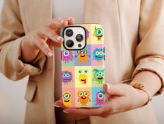 Monster Cartoon Creature Phone Case – Cute Colorful Kawaii Monster Design
