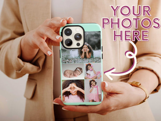 Personalized Photo Collage Phone Case, Photo Collage Cellphone Case For Men And Women Birthday Gift, Picture Phone Case, Custom Phone Case