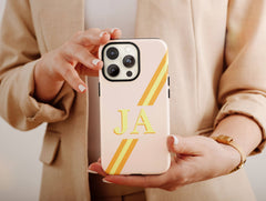 Retro Monogram Phone Case – Personalized Initial Design