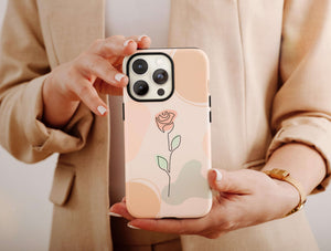 Modern Bloom – Floral Line Art Phone Case