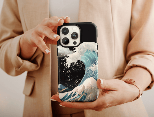 Kanagawa Wave Phone Case, Anime Phone Case For Men And Women Christmas Gift, Manga Phone Case, Anime Lover Case, Anime Phone Case For Men